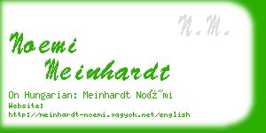noemi meinhardt business card